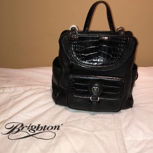 All black BRIGHTON DONATELLA BACKPACK